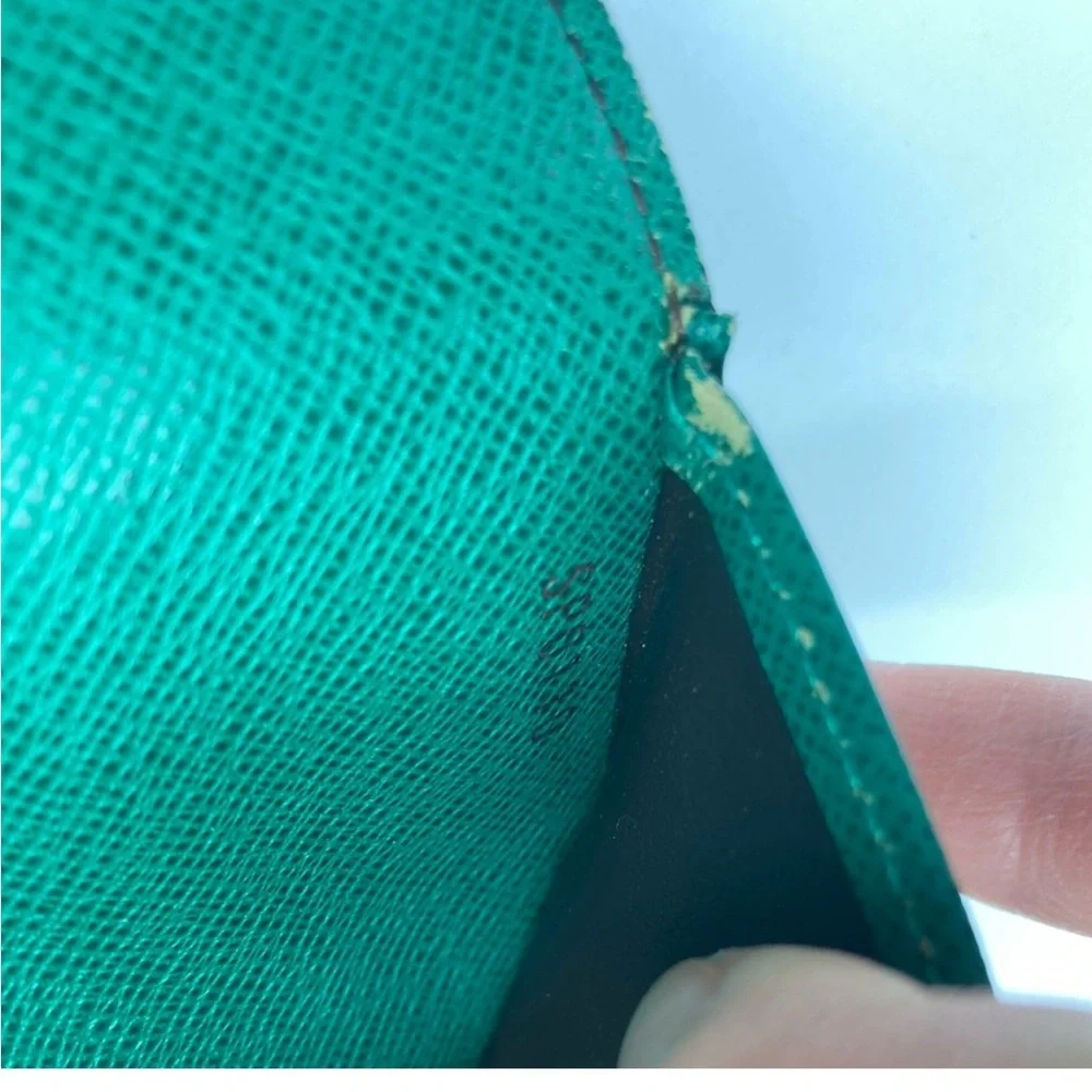 LOUIS VUITTON MONOGRAM GREEN INTERIOR TRIFOLD JOSEPHINE WALLET